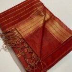 Maheshwari Tissue Silk Cotton Handloom Saree
