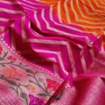 Banarasi Semi Silk Georgette Saree WithPaithani Border