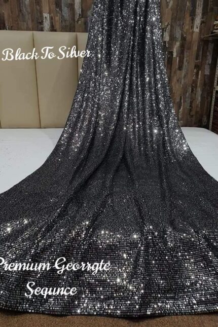 Designer Sequins Georgette Saree