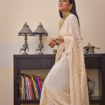 Georgette Chikankari Embroidered Saree