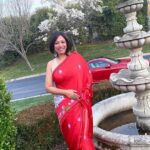 Sahmuz Satin Pichwai Printed Sarees with Blouse