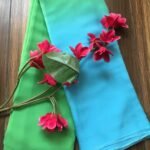 Pure Chiffon Double Shade Saree