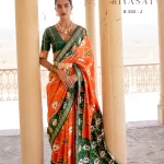 Semi Designer Patola Silk Saree