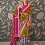 Semi Designer Patola Silk Saree