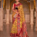 Semi Designer Patola Silk Saree