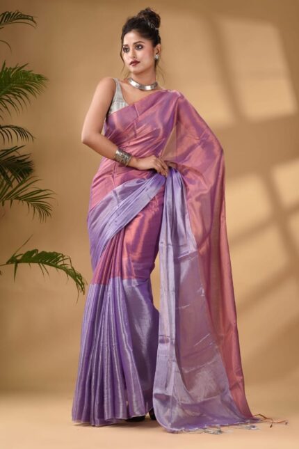 Double Shade Tissue Saree