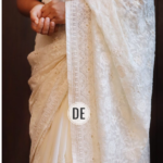 Georgette Chikankari Saree with Gotta Patti Work