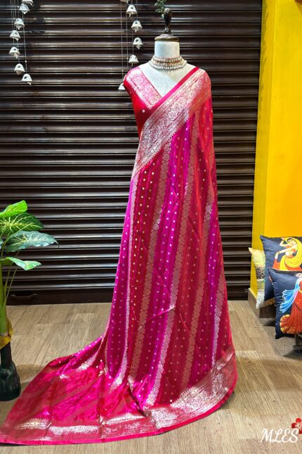 Pink Designer Saree