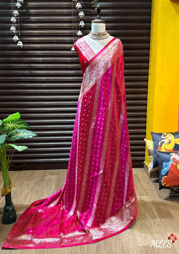 Pink Designer Saree