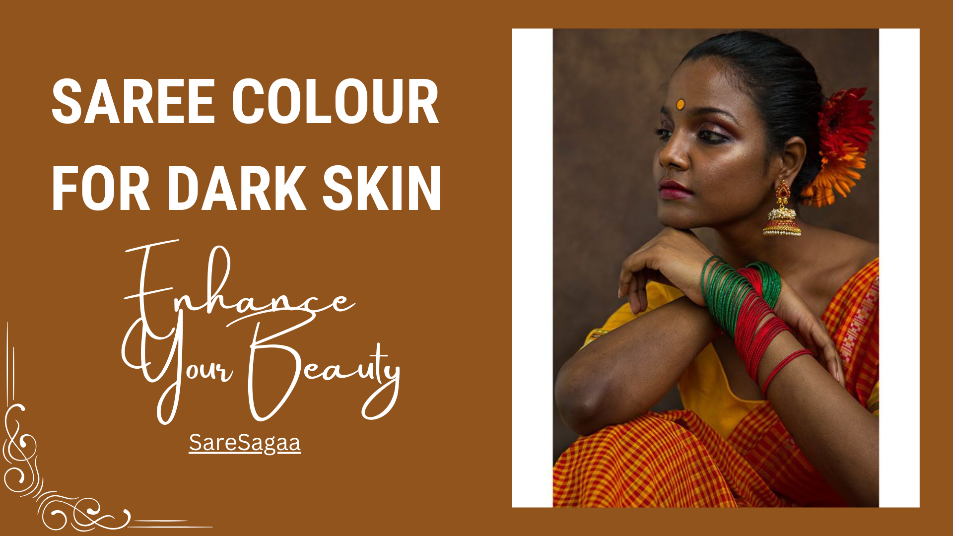 Saree Colour for Dark Skin