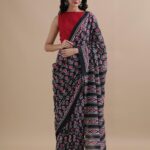 Jaipuri Cotton Printed Mulmul Saree (Copy) (Copy)
