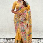 Kashmiri Kani Silk Saree
