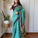 Cotton MulMul Jaipuri Printed Saree
