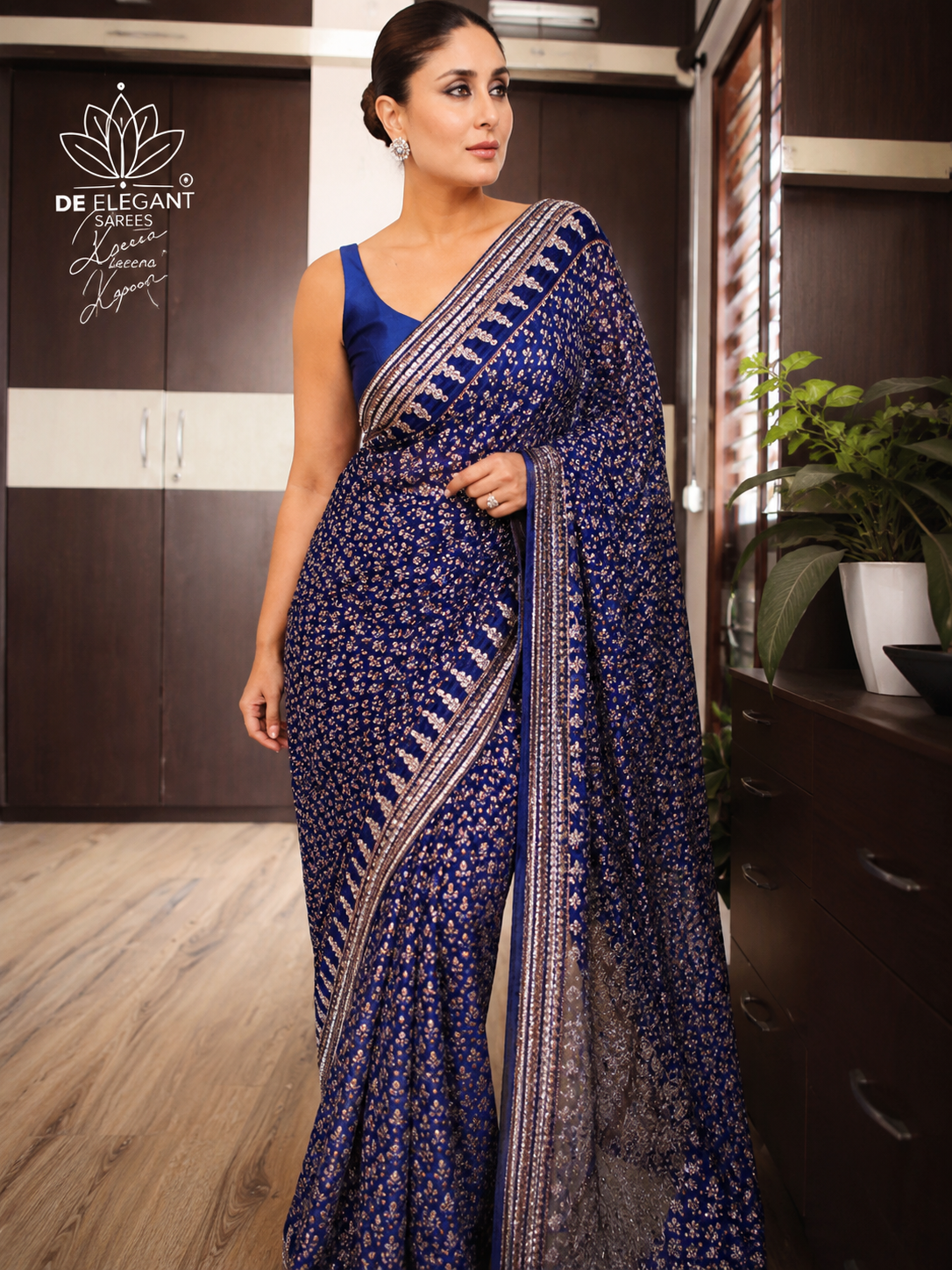 Kareena Kapoor Inspired Georgette Designer Saree