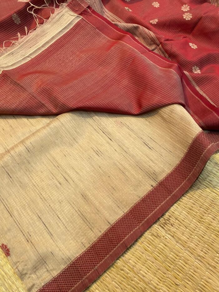 Maheshwari Handloom Kosa Weaving Saree