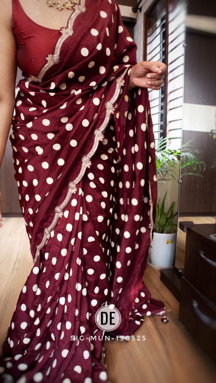Pure Munga Silk Sarees With Raw handprints in pur exclusive Designer Statement Borders