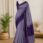 Maheshwari handloom Madras checks saree