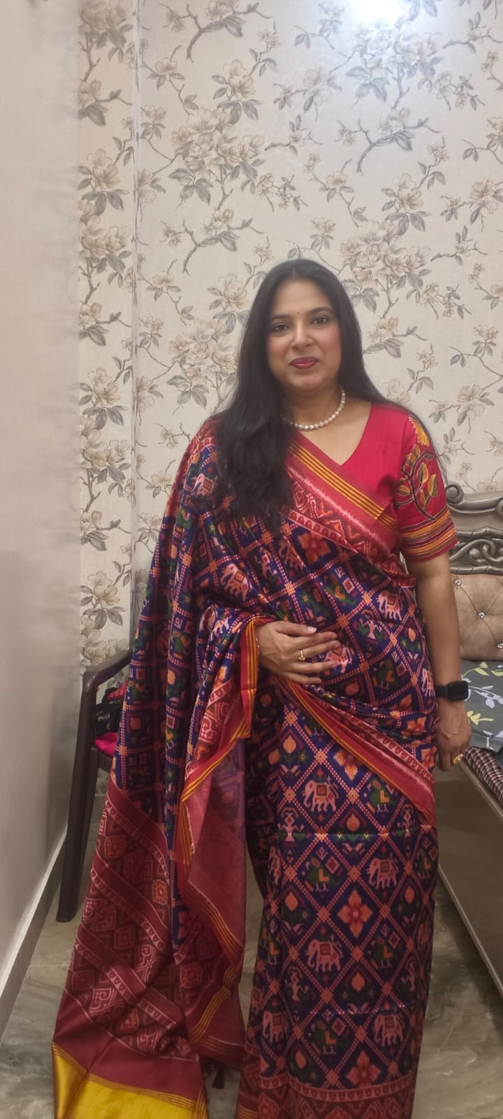 WhatsApp Image 2026-06-03 at 9.20.44 PM Elegant Patola Silk Saree with Full Body Patola Print