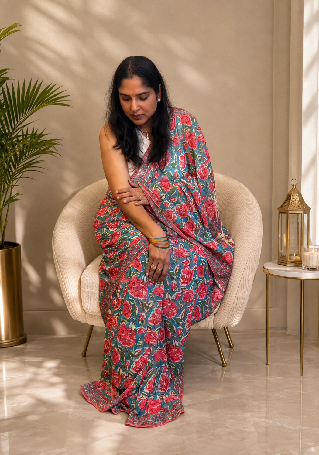 Georgette Printed Saree