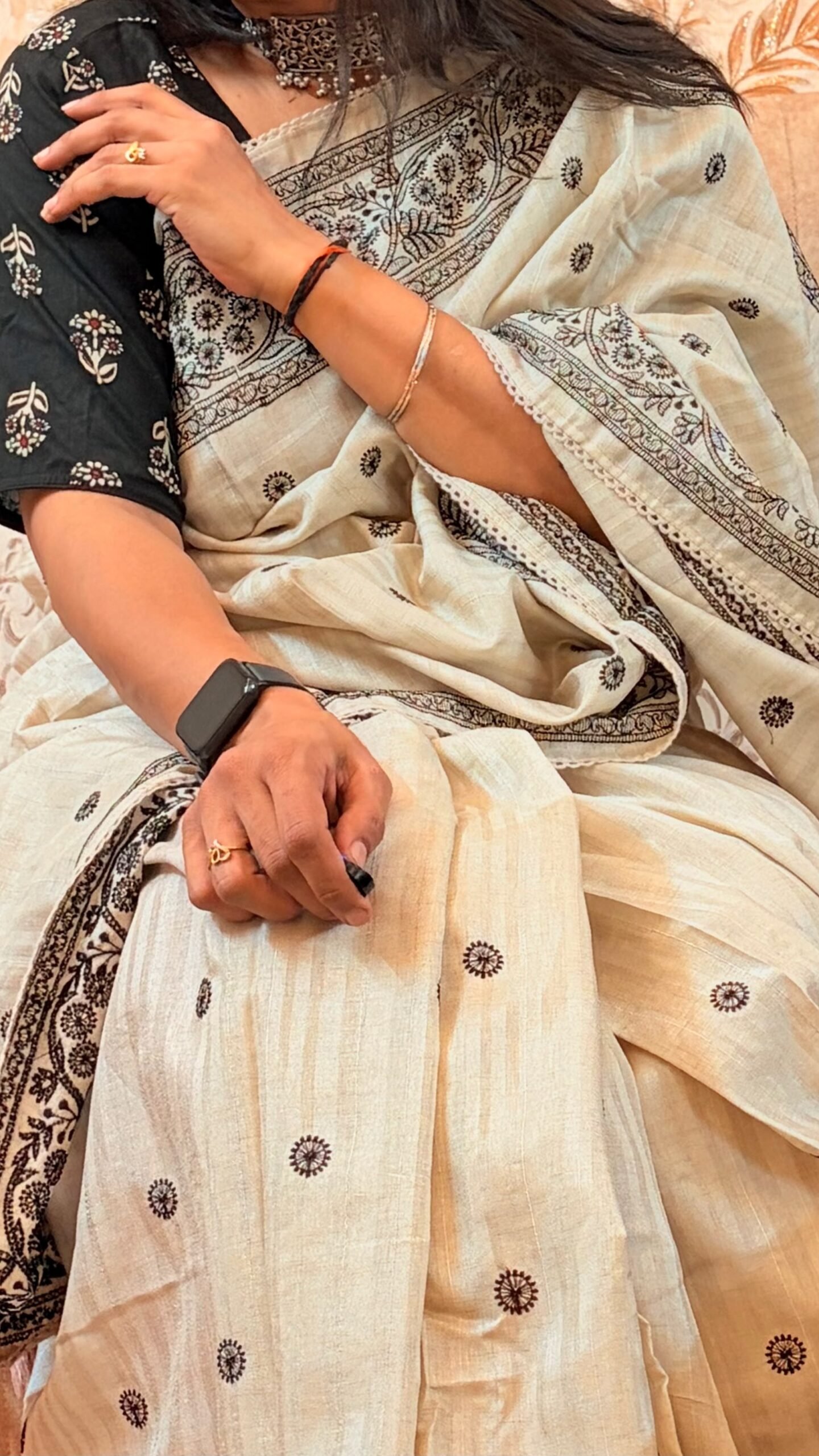 Pure Tussar silk saree